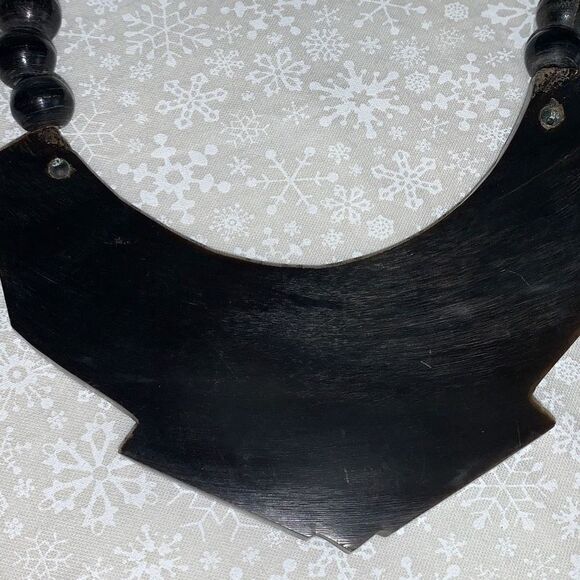 Vintage Black Native Ethnic Tribal Necklace 17” - Picture 11 of 14